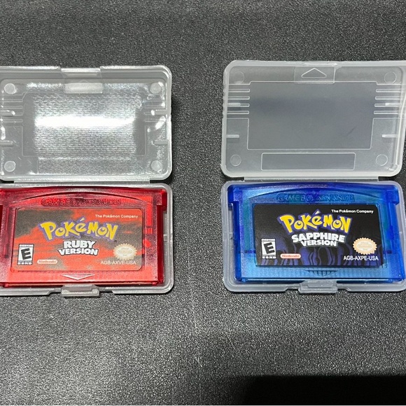 Pokemon Ruby & Sapphire Version For Gameboy Advance & NDS- Fast Shipping - Picture 1 of 7